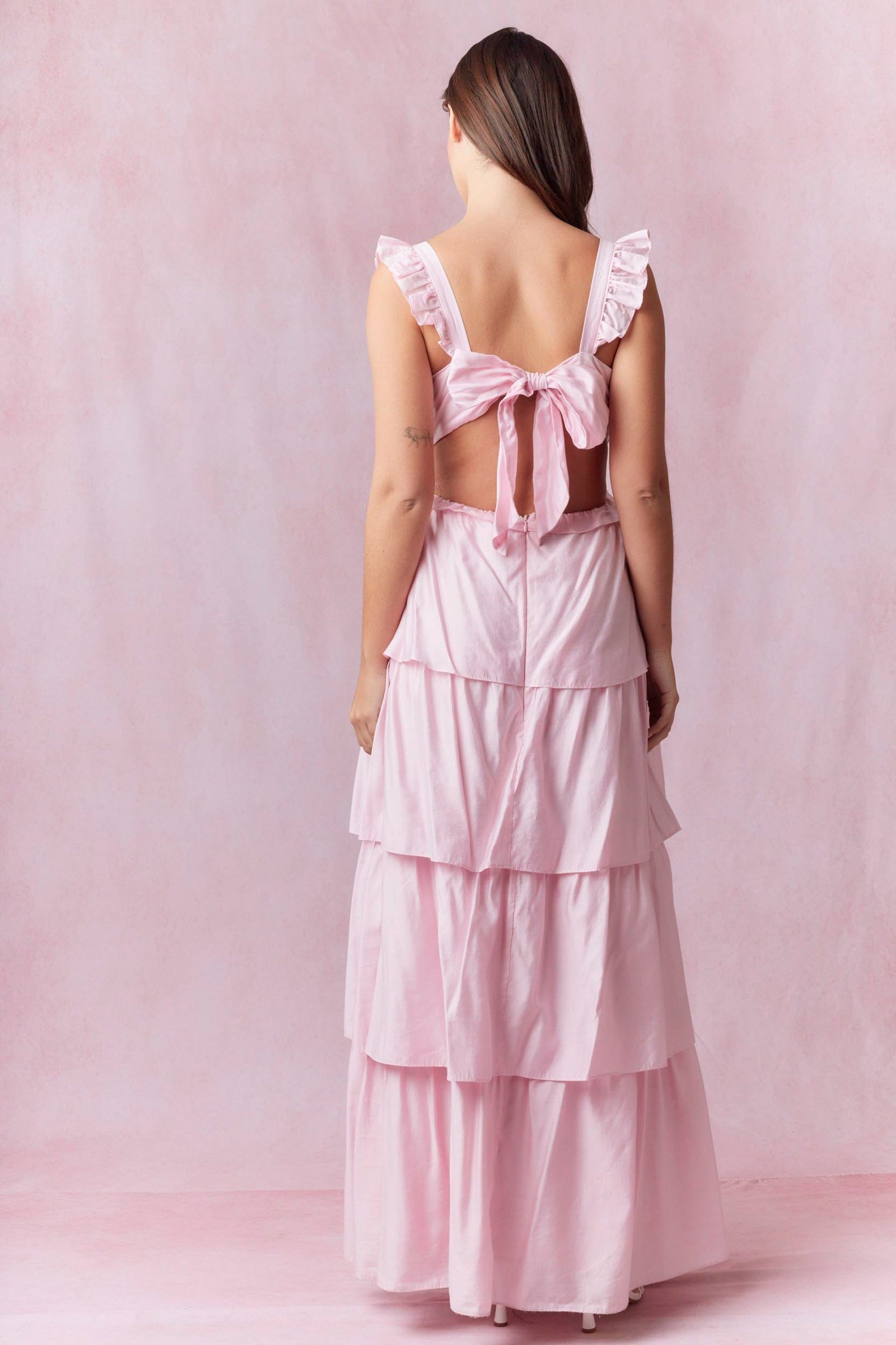 Rosette Maxi Dress