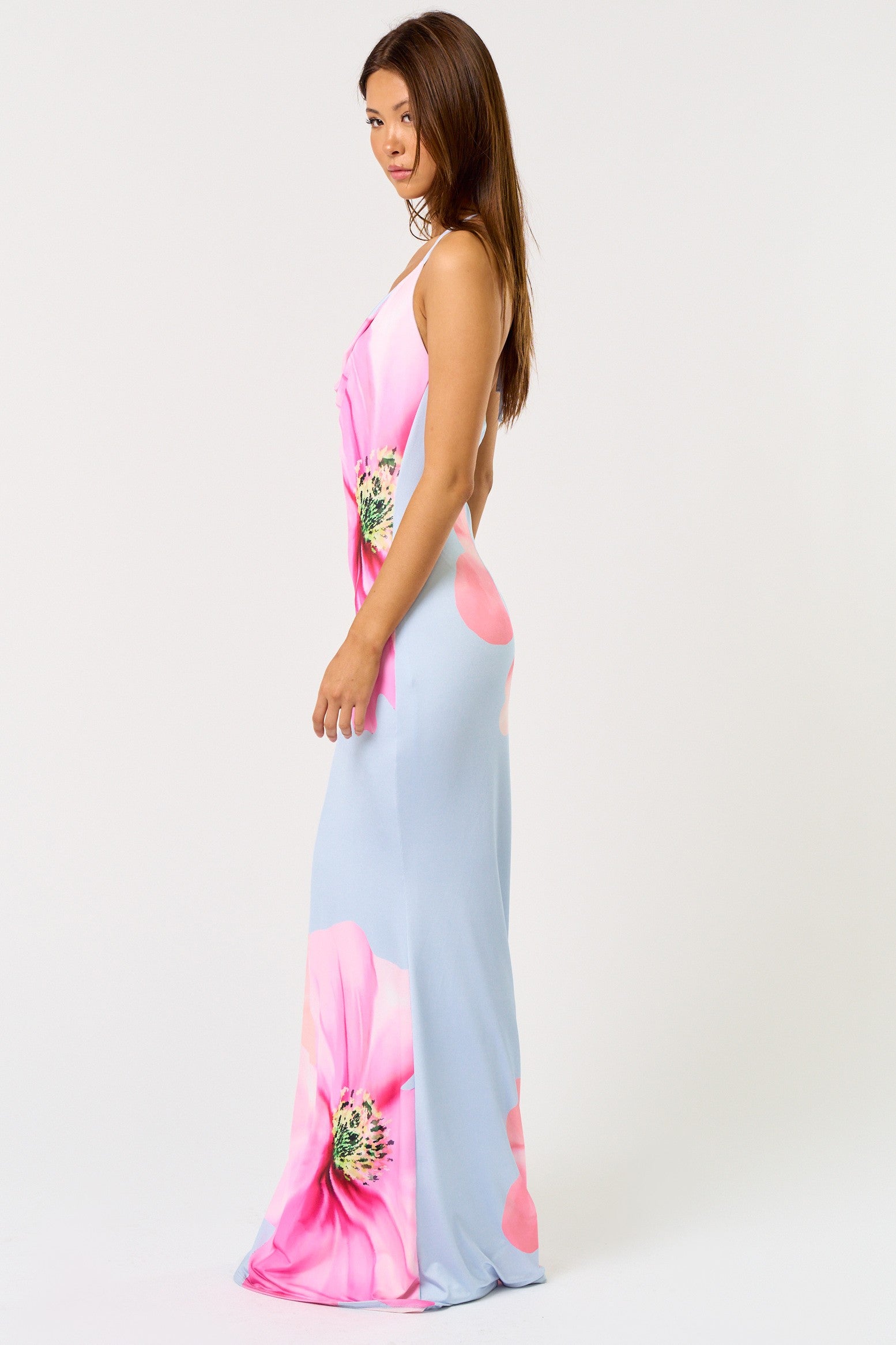 Floral Halter Dress