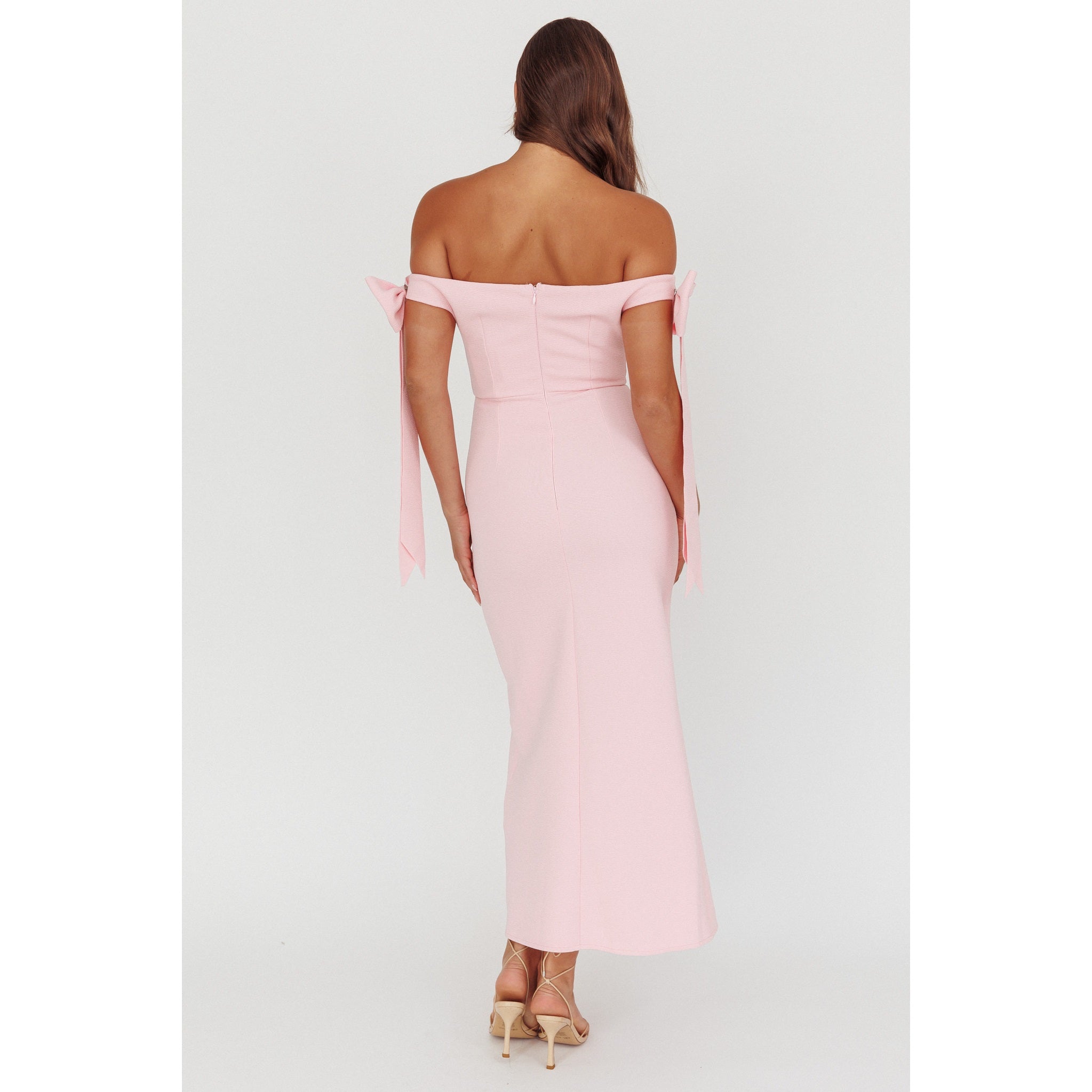 Pink Maxi Bow Dress