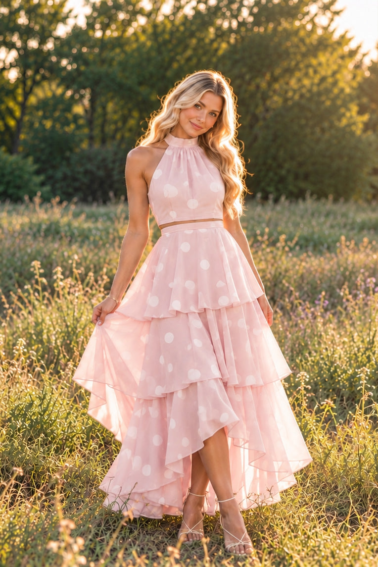 The Dottie Darling Set Pink