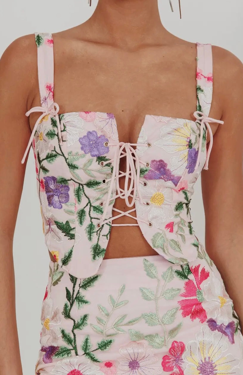 Two Piece Floral Set