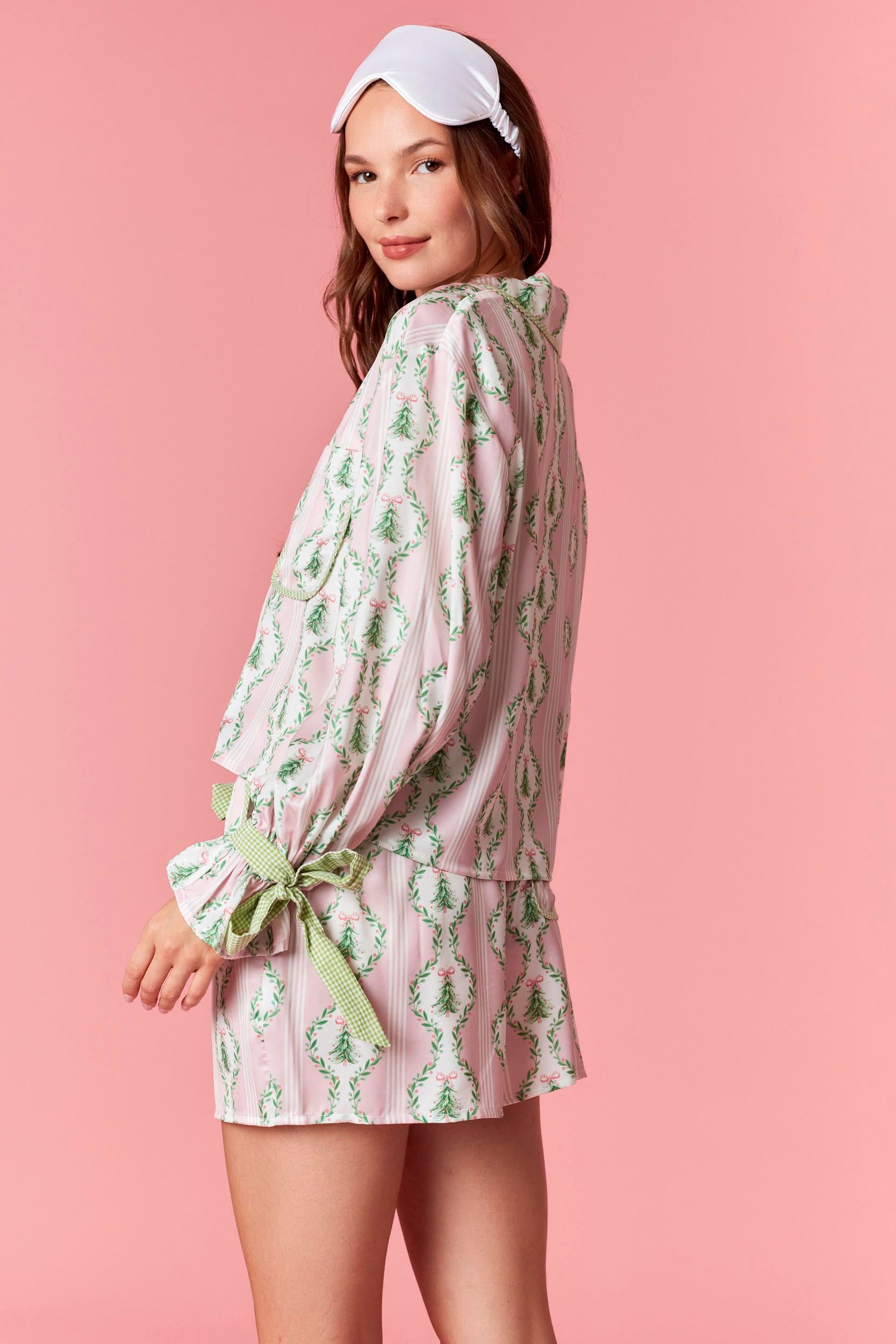 Pink/Green PJ Set