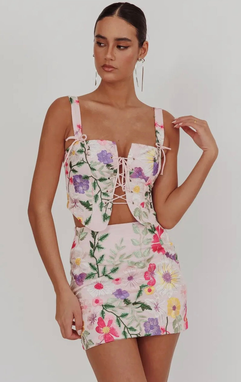 Two Piece Floral Set