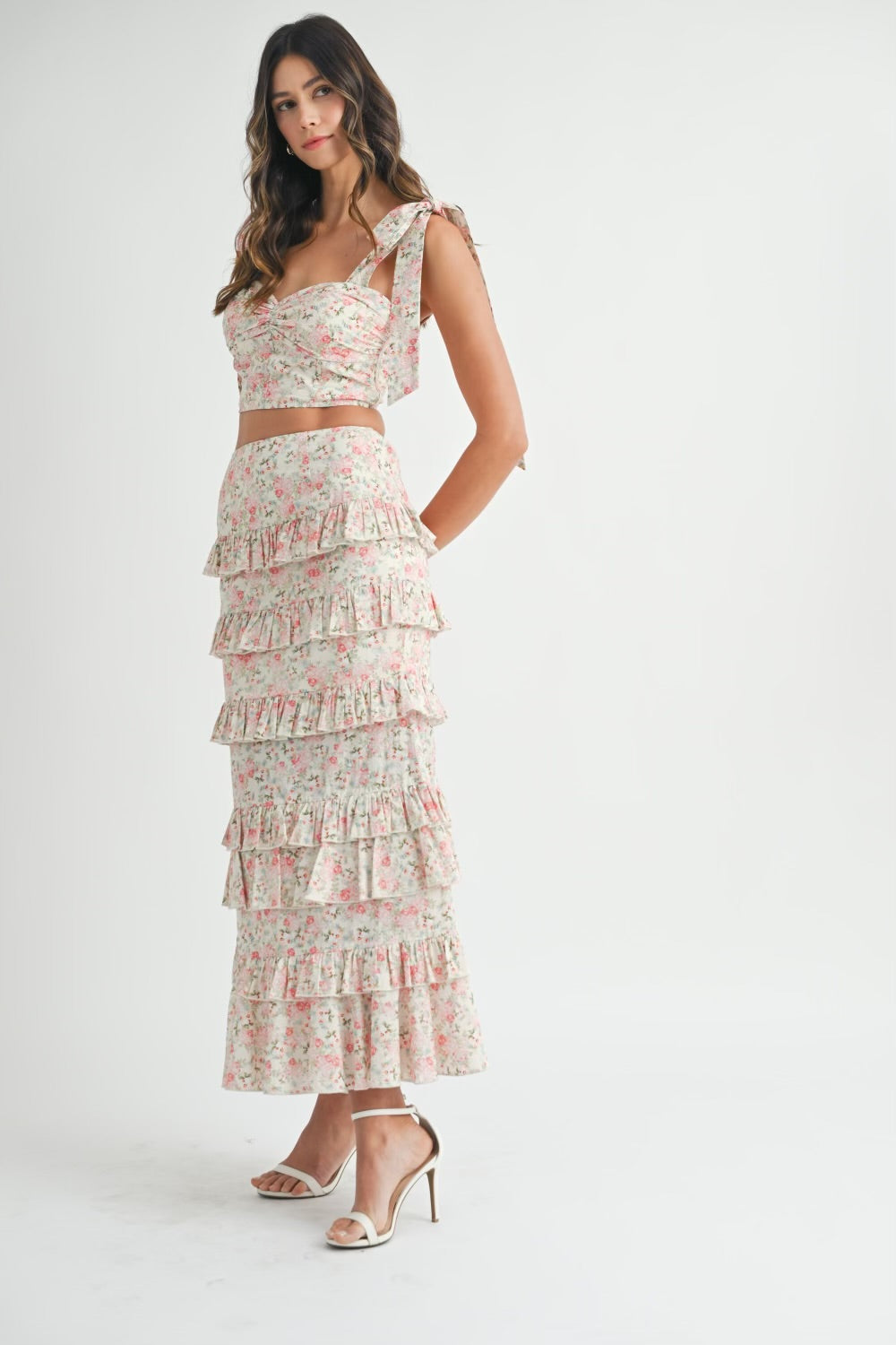 Lena Pink Floral Set