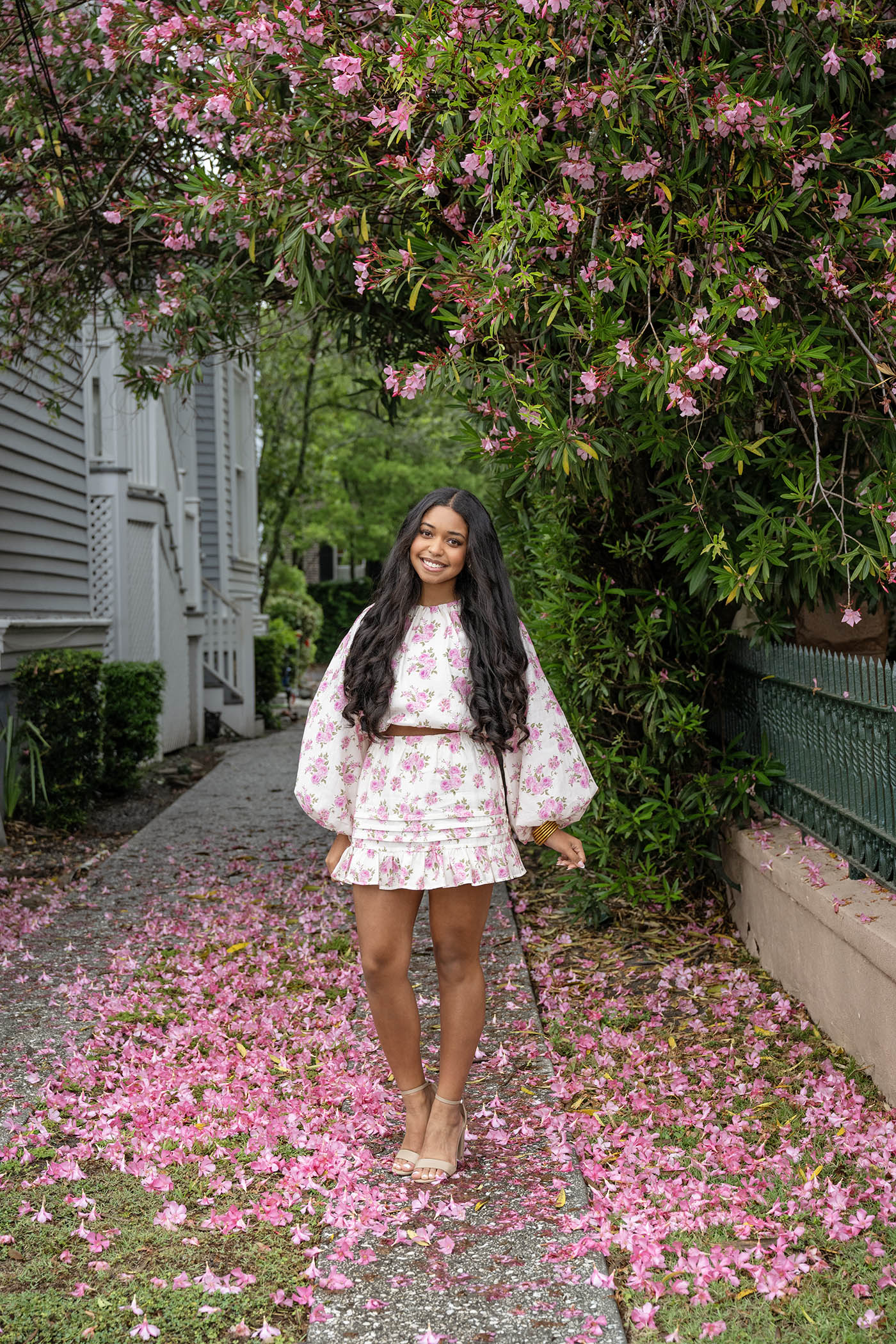 Pink Floral Top