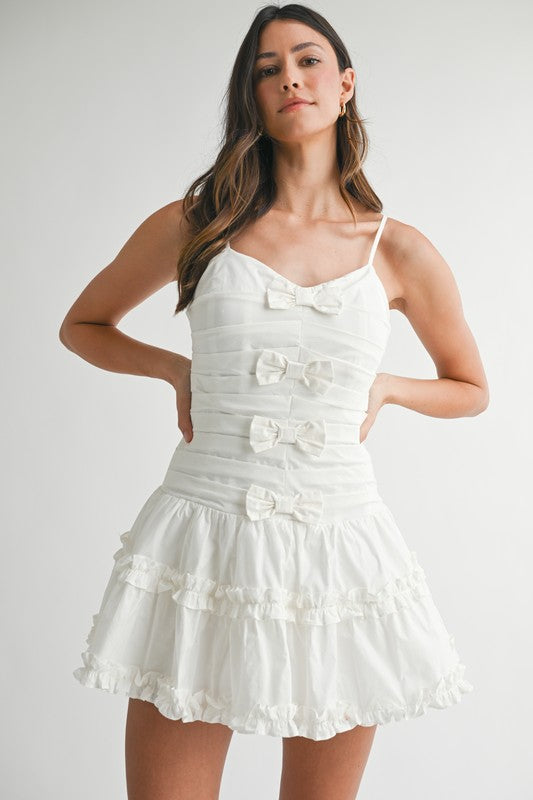 White Bow Dress