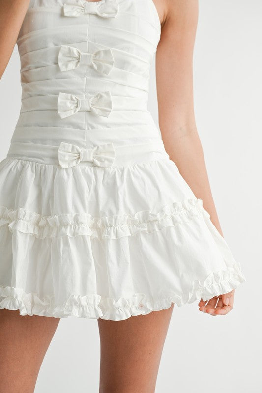 White Bow Dress