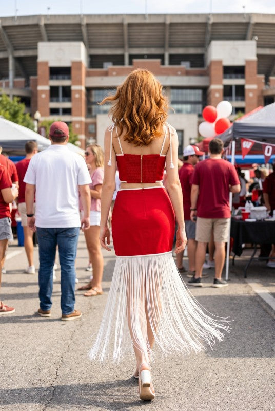 Red Fringe Gameday Set