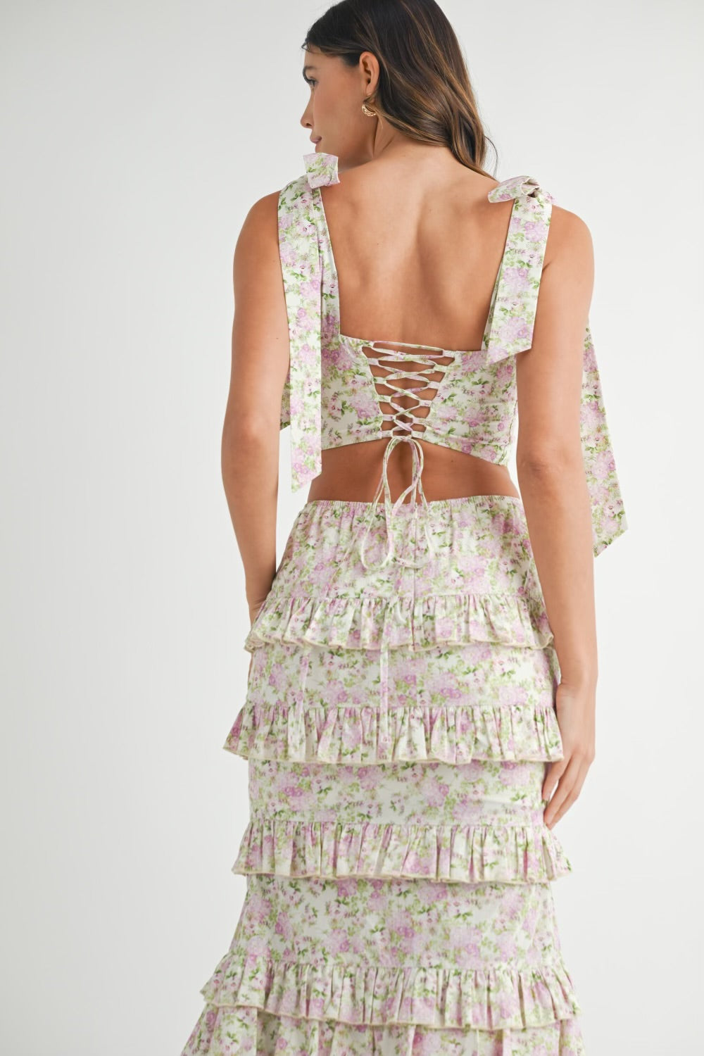Lena Lilac Floral Set