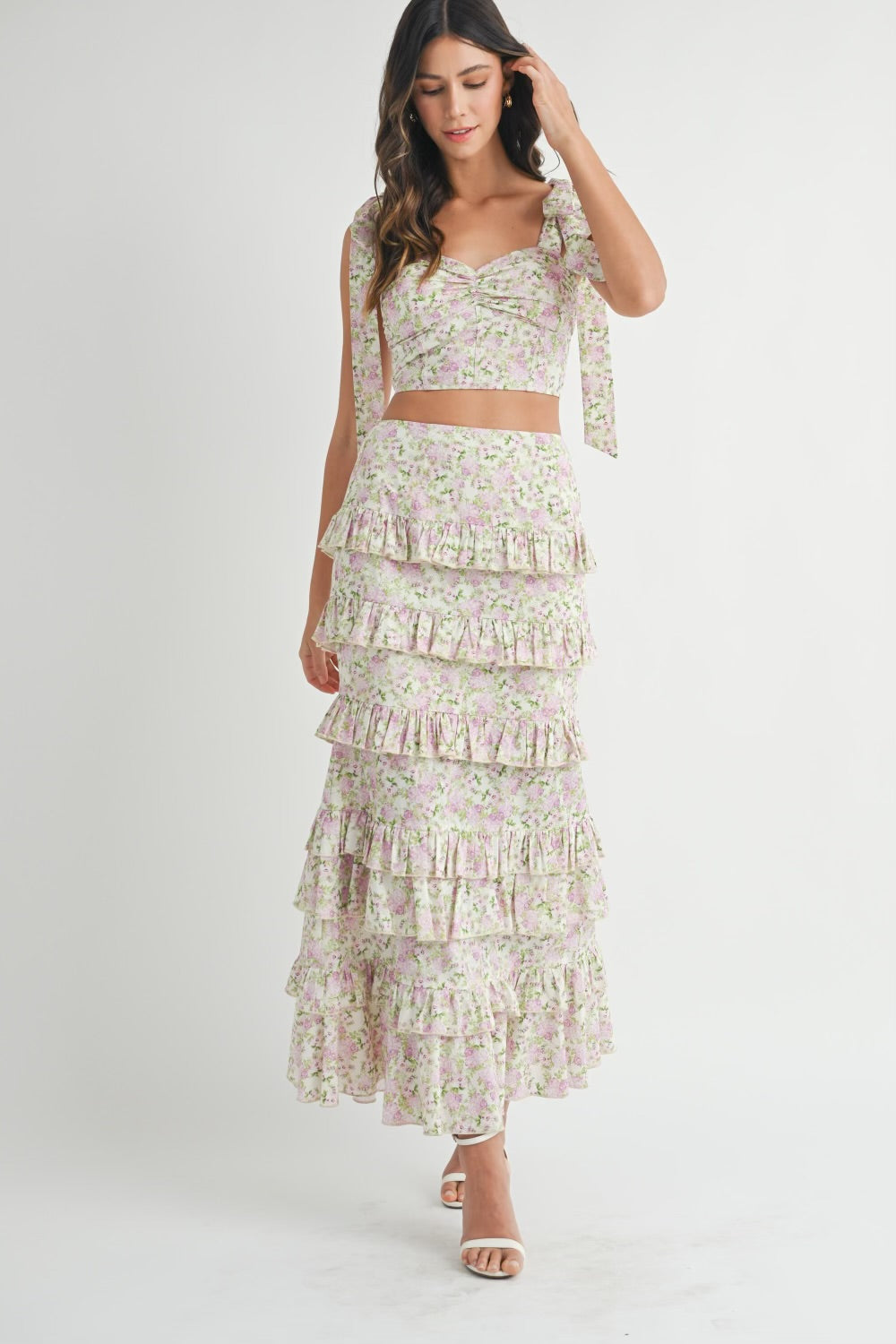Lena Lilac Floral Set