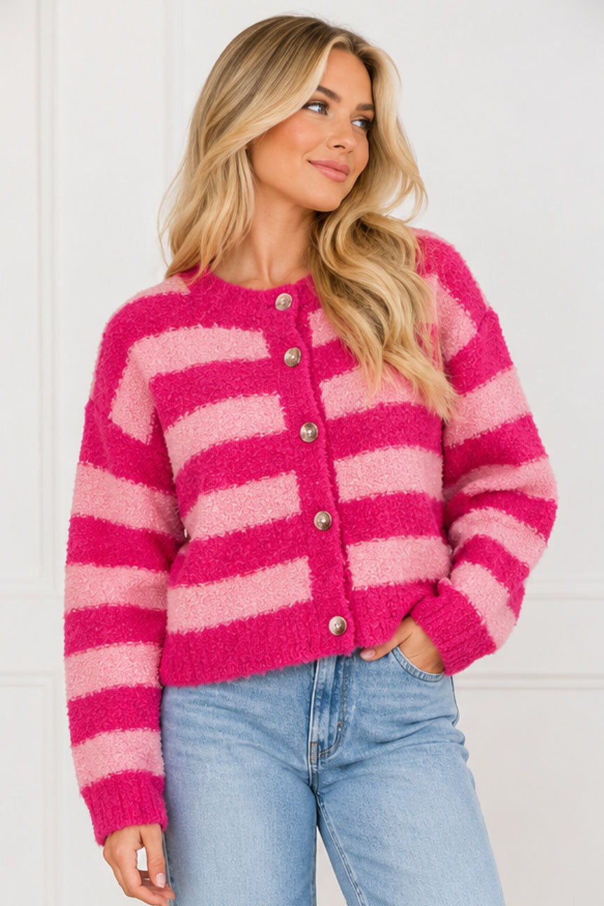 The Poppy Pink Cardigan
