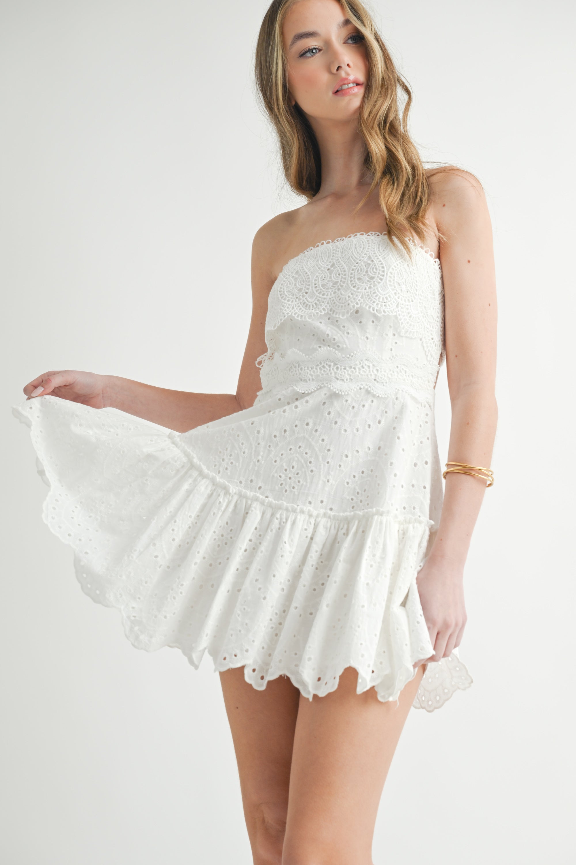 White Mini Tube Dress