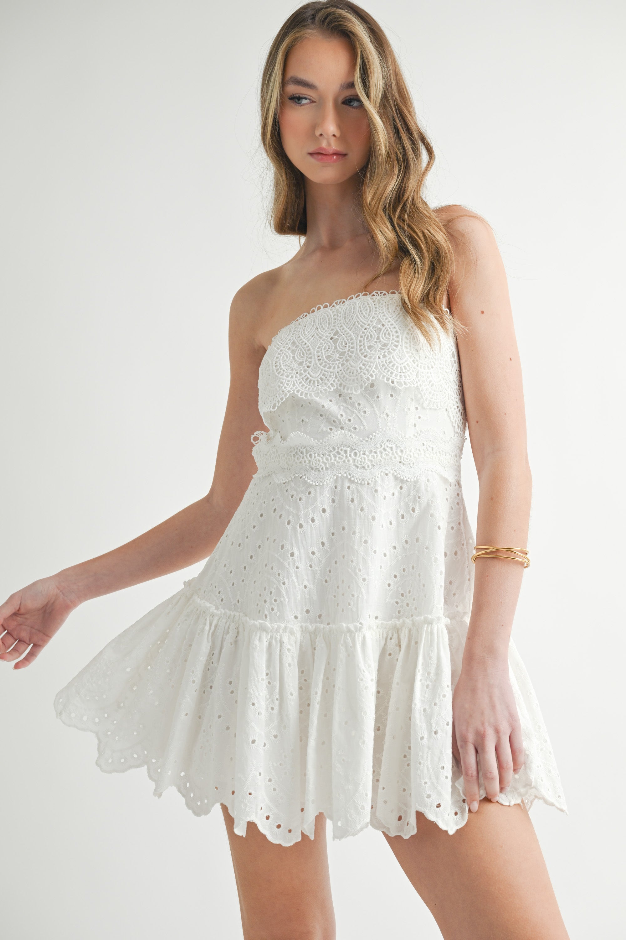 White Mini Tube Dress