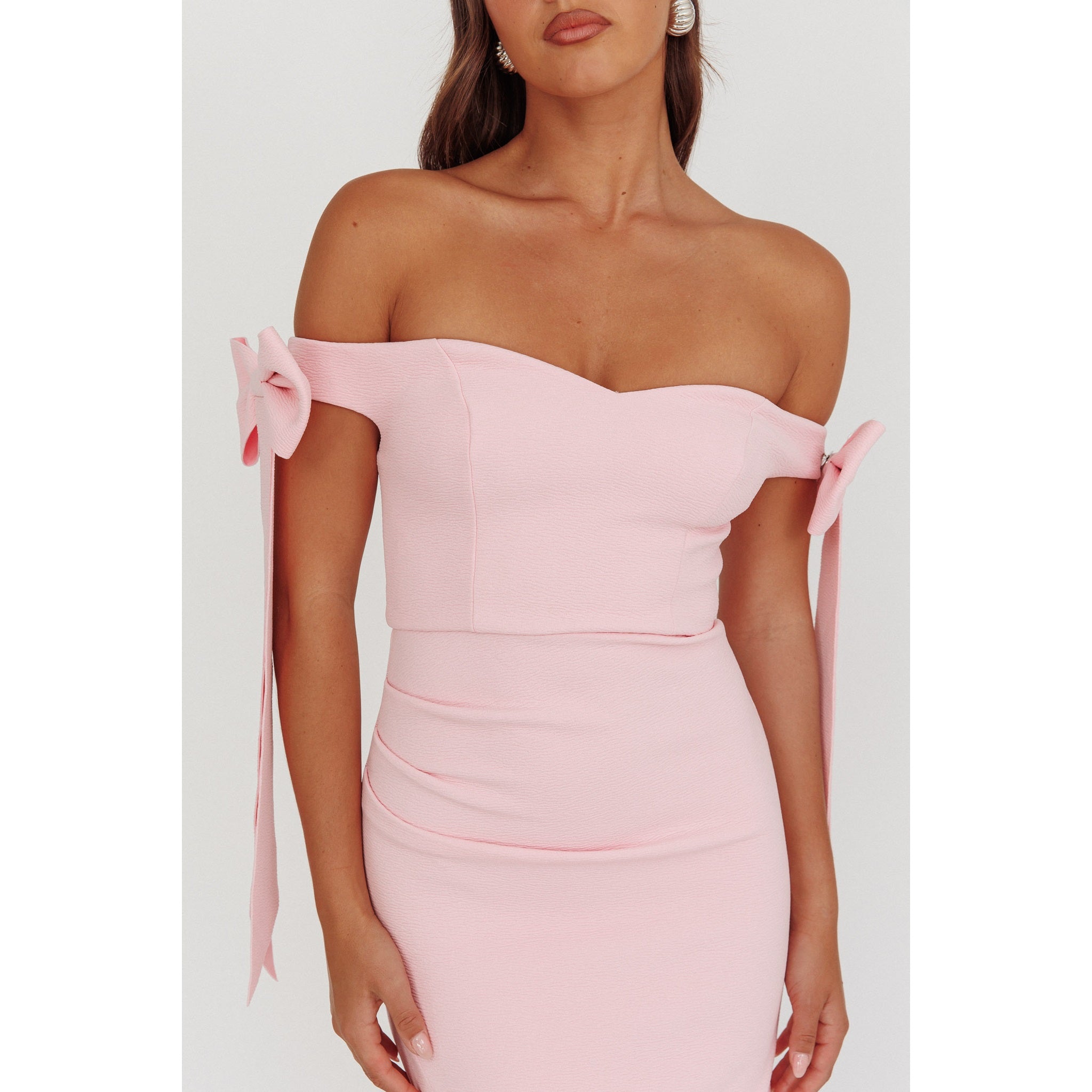 Pink Maxi Bow Dress