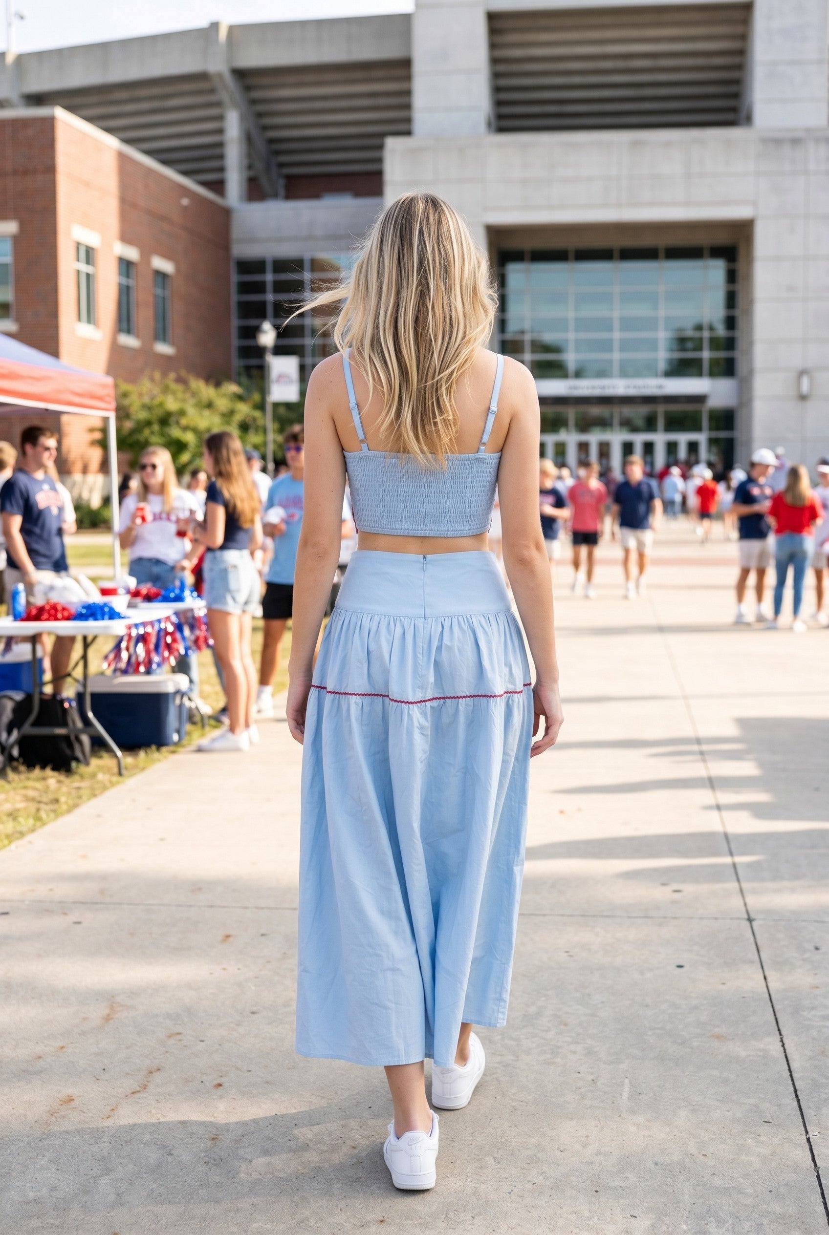 Baby Blue/Red Gameday Set