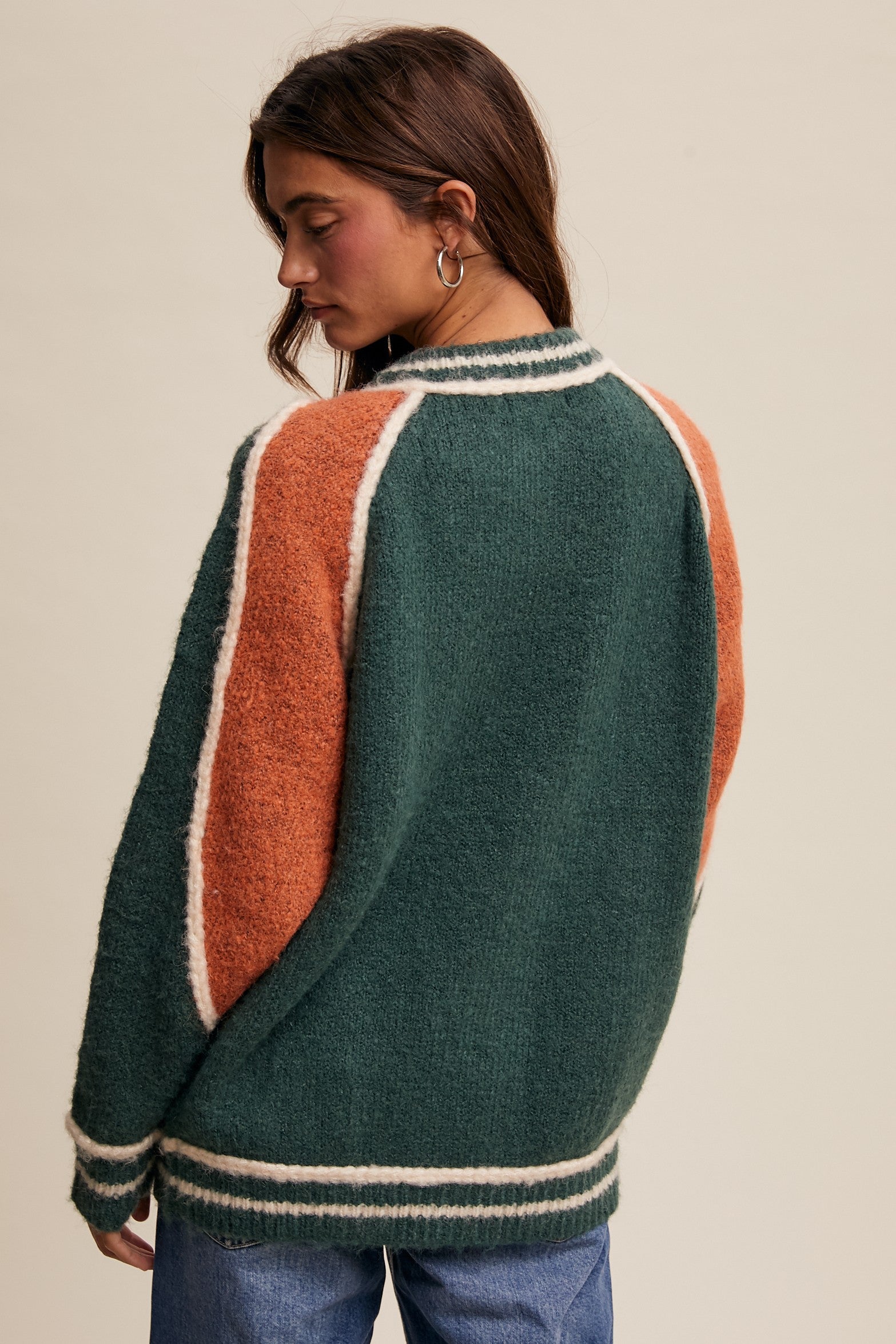 Vintage Knit Cardigan Jacket