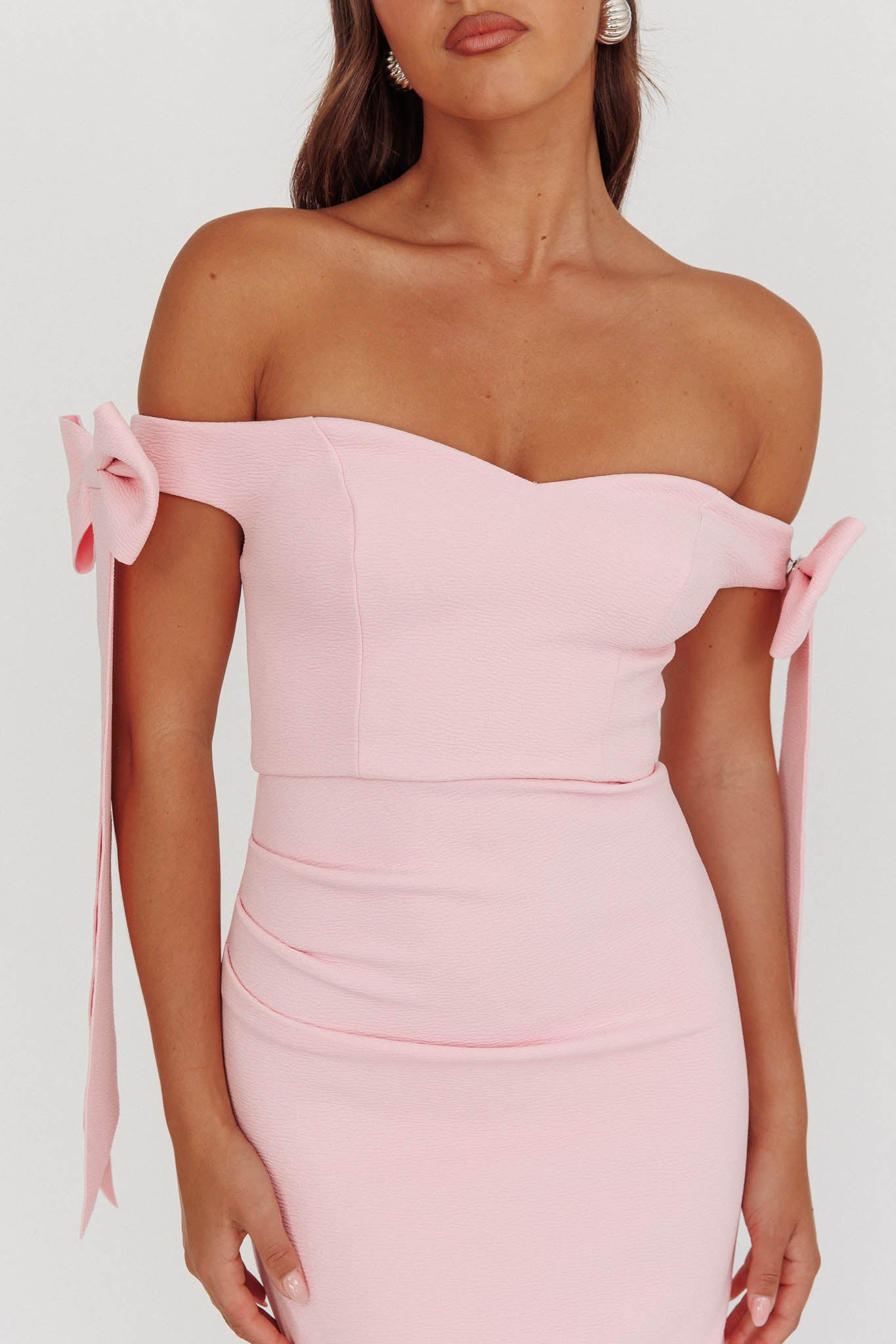 Pink Maxi Bow Dress