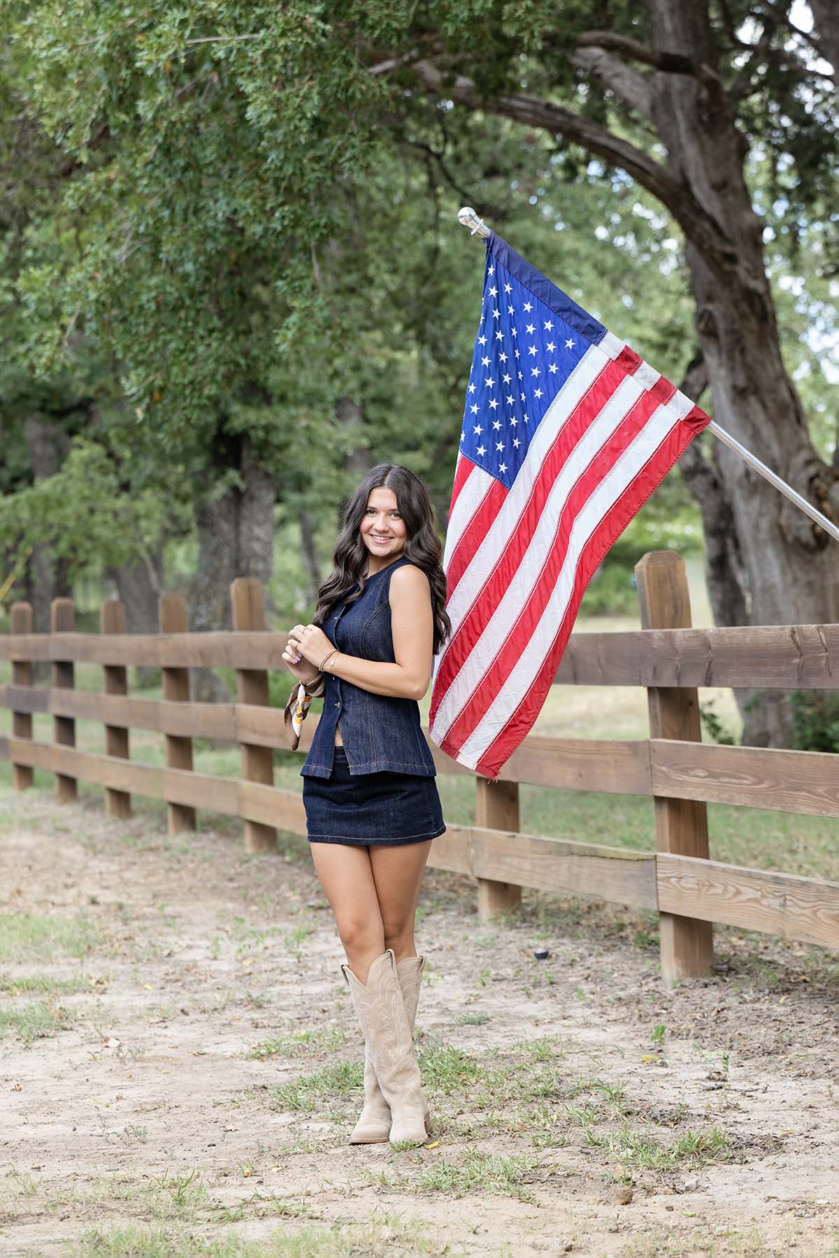 Dark Denim Skort