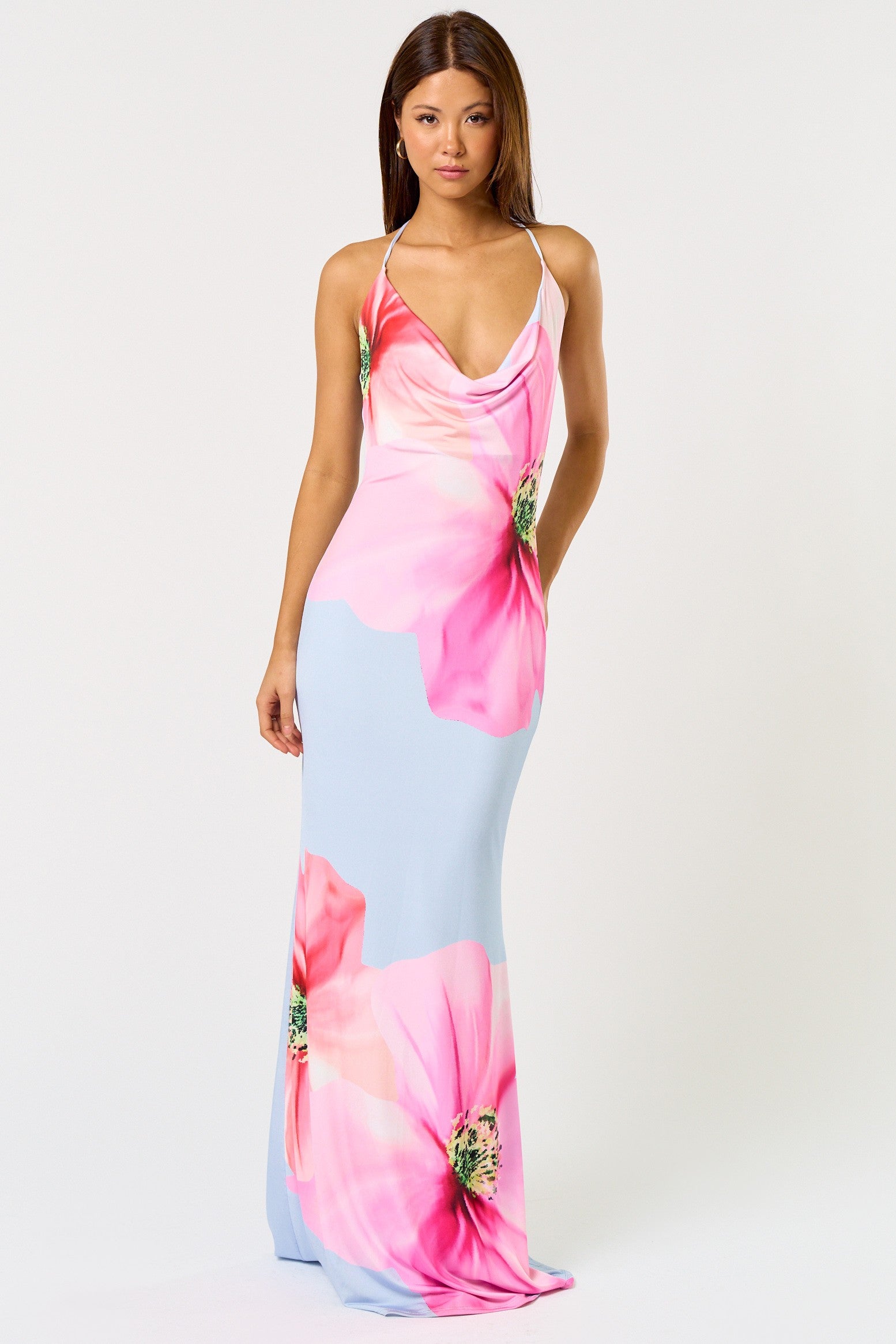 Floral Halter Dress