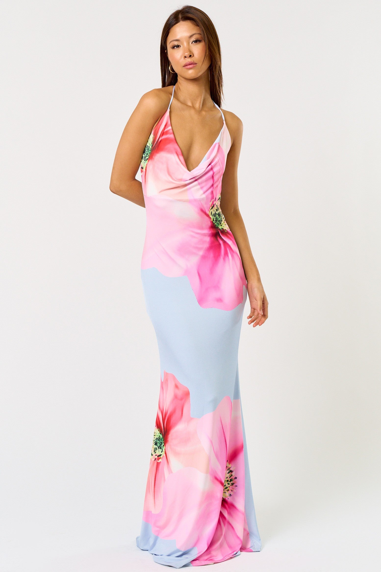 Floral Halter Dress
