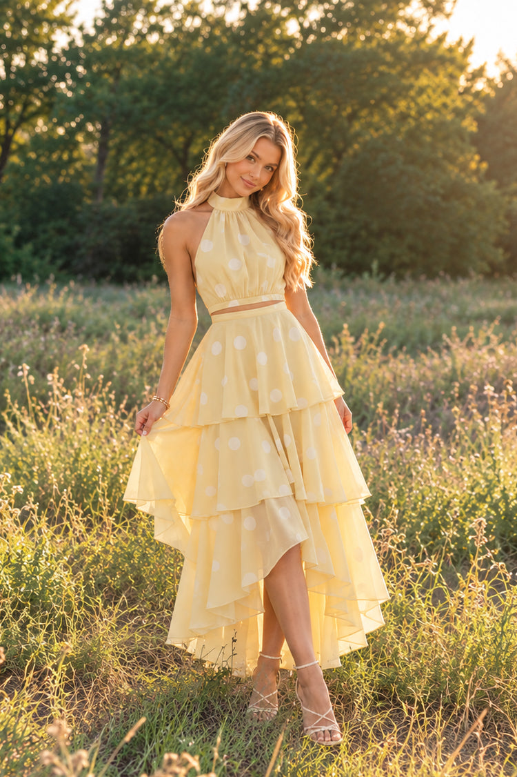 The Dottie Darling Set Yellow
