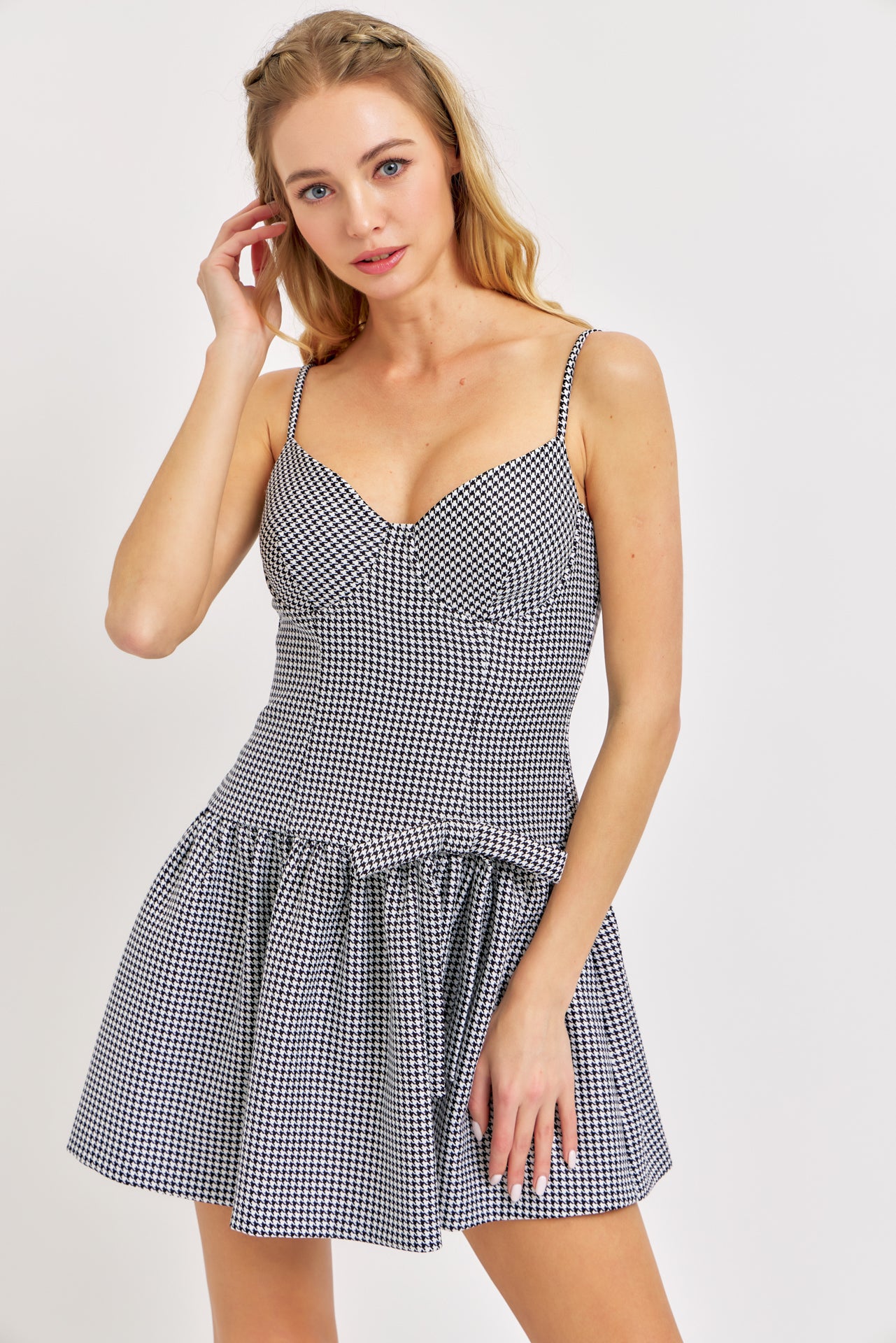 Houndstooth Dress