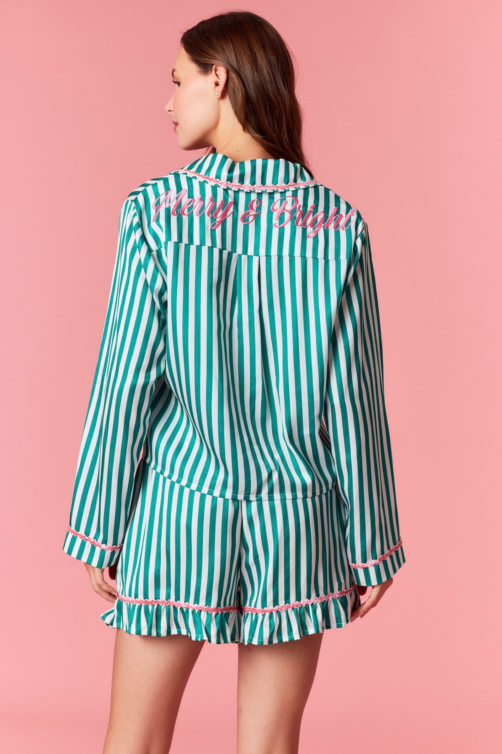Hot Pink/Green PJ Set