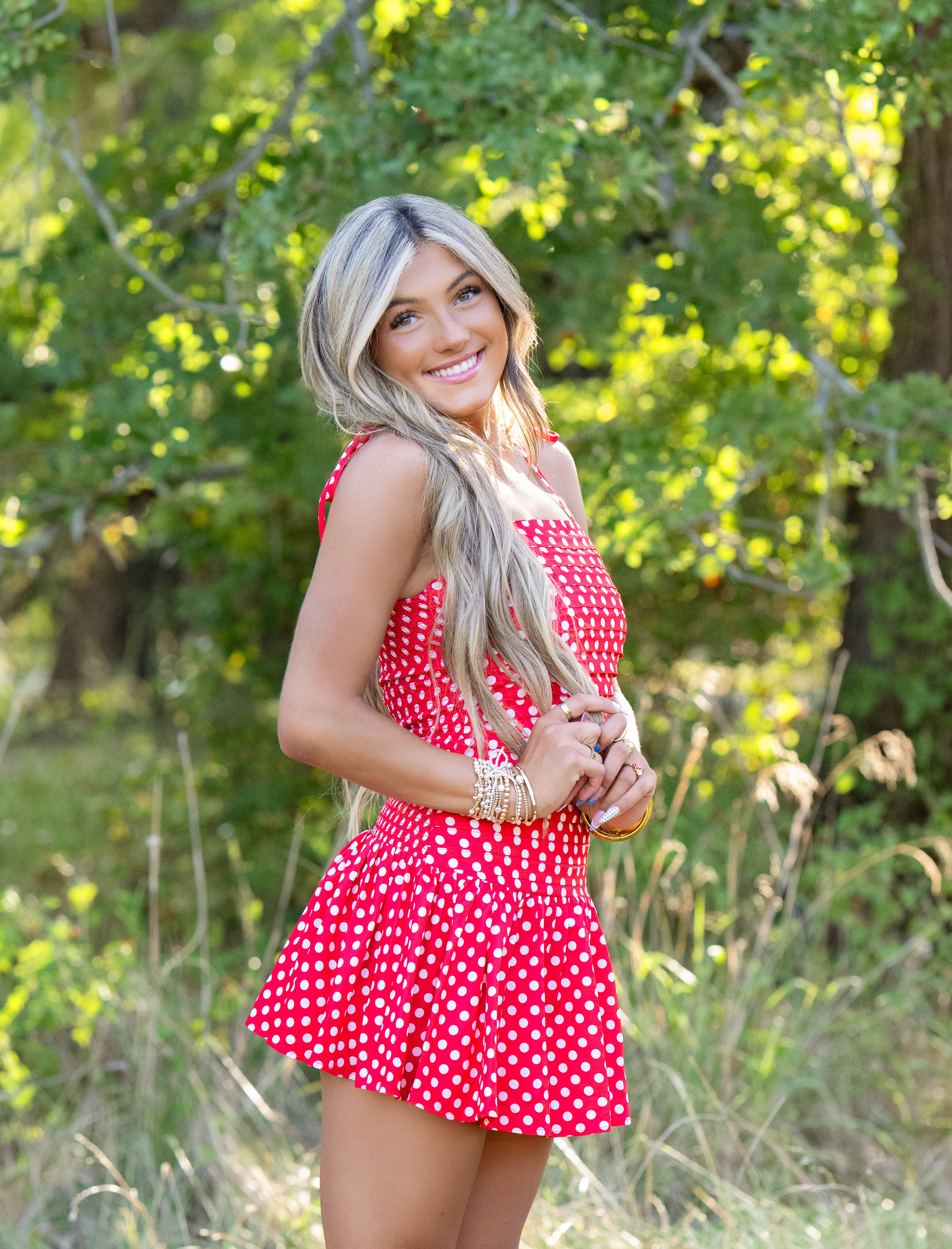 Polka Dot Red